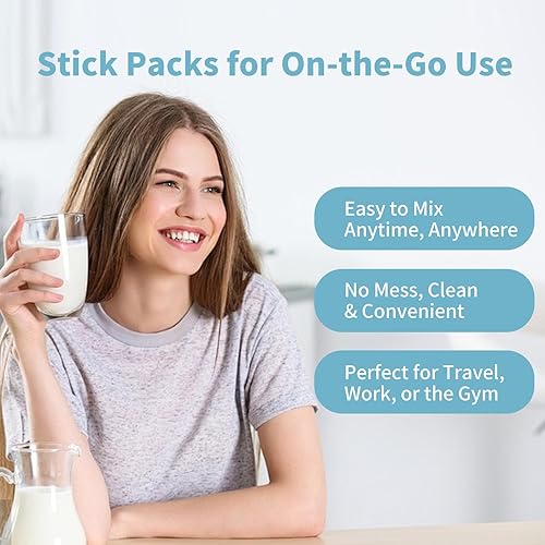 Miniatura 5 de Péptidos de colágeno, péptidos de colágeno hidrolizados I, III, piel, uñas, salud ósea y articular, sin perfume, para hombres y mujeres, 14.11 onzas