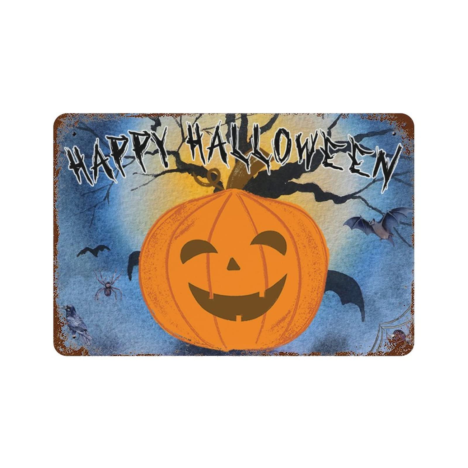 Panneau en aluminium Halloween résistant à la pluie pour décoration extérieure nette