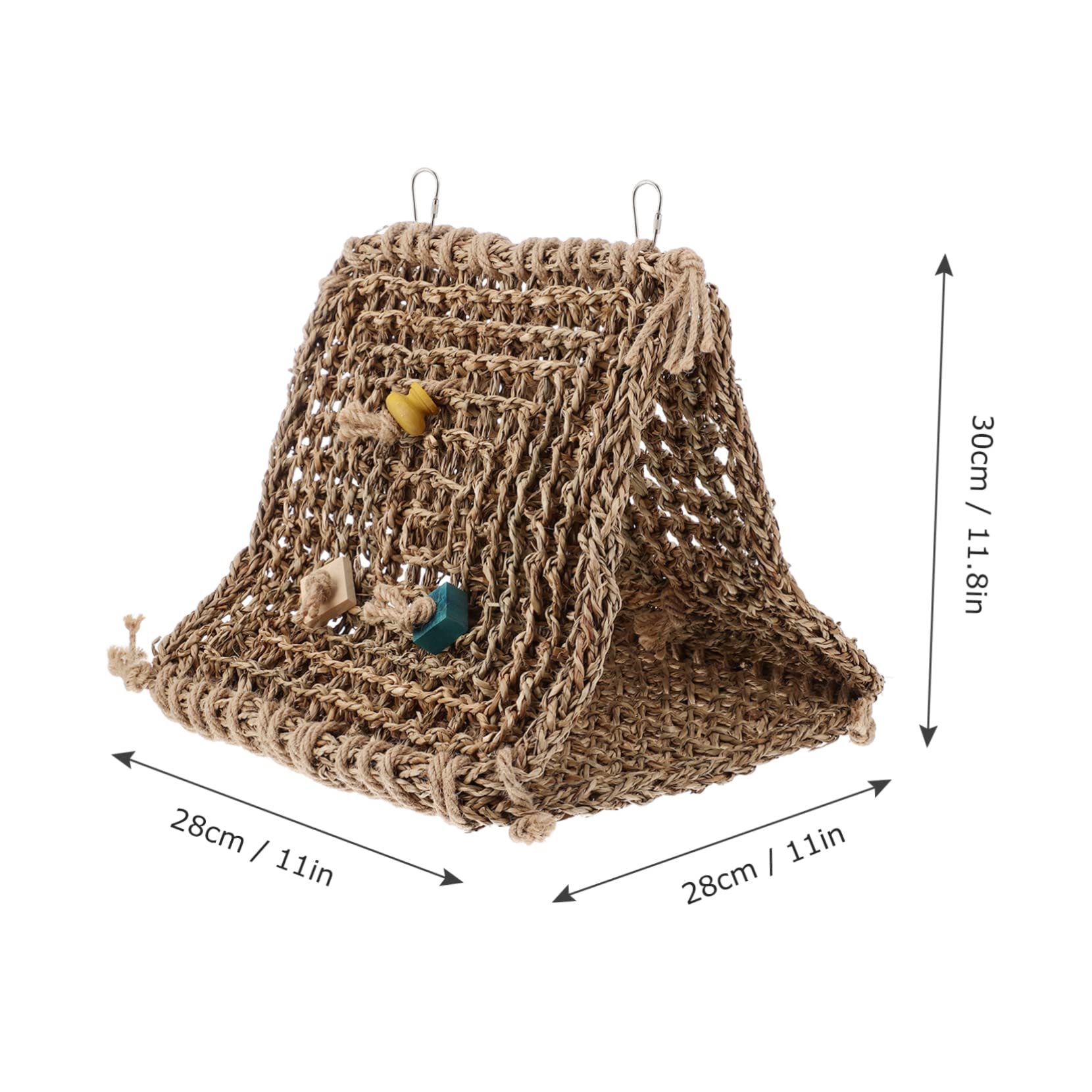FOMIYES Hamac Suspendu pour Oiseaux Nichoir Maison pour Perroquet Abri pour Oiseaux Lit de Perroquet Plusieurs Styles