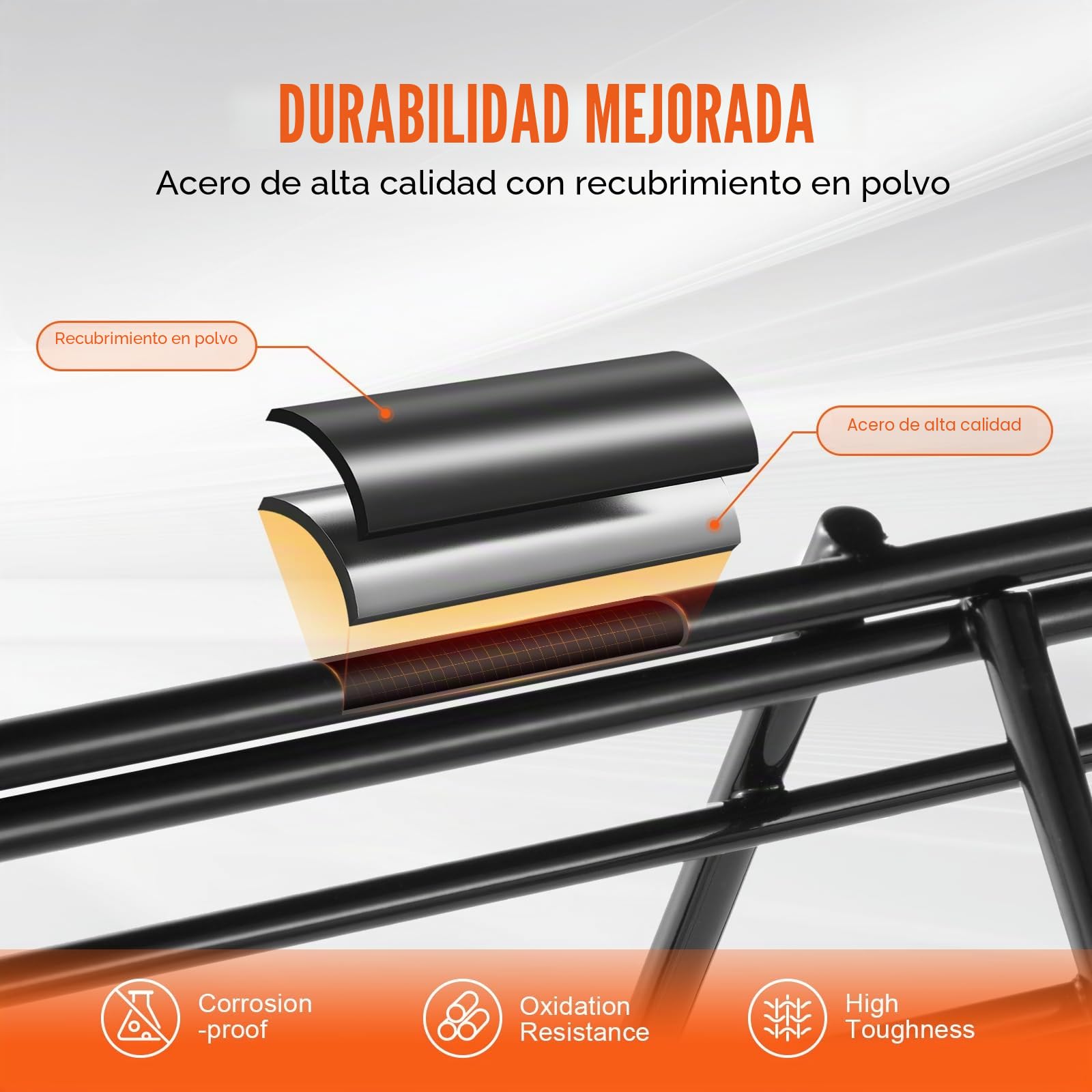 VEVOR Túnel Portátil para Pollos 400 x 100 x 61,5 cm, Gallinero para Patos y Conejos, con Marco de Esquina para Patio y Exteriores