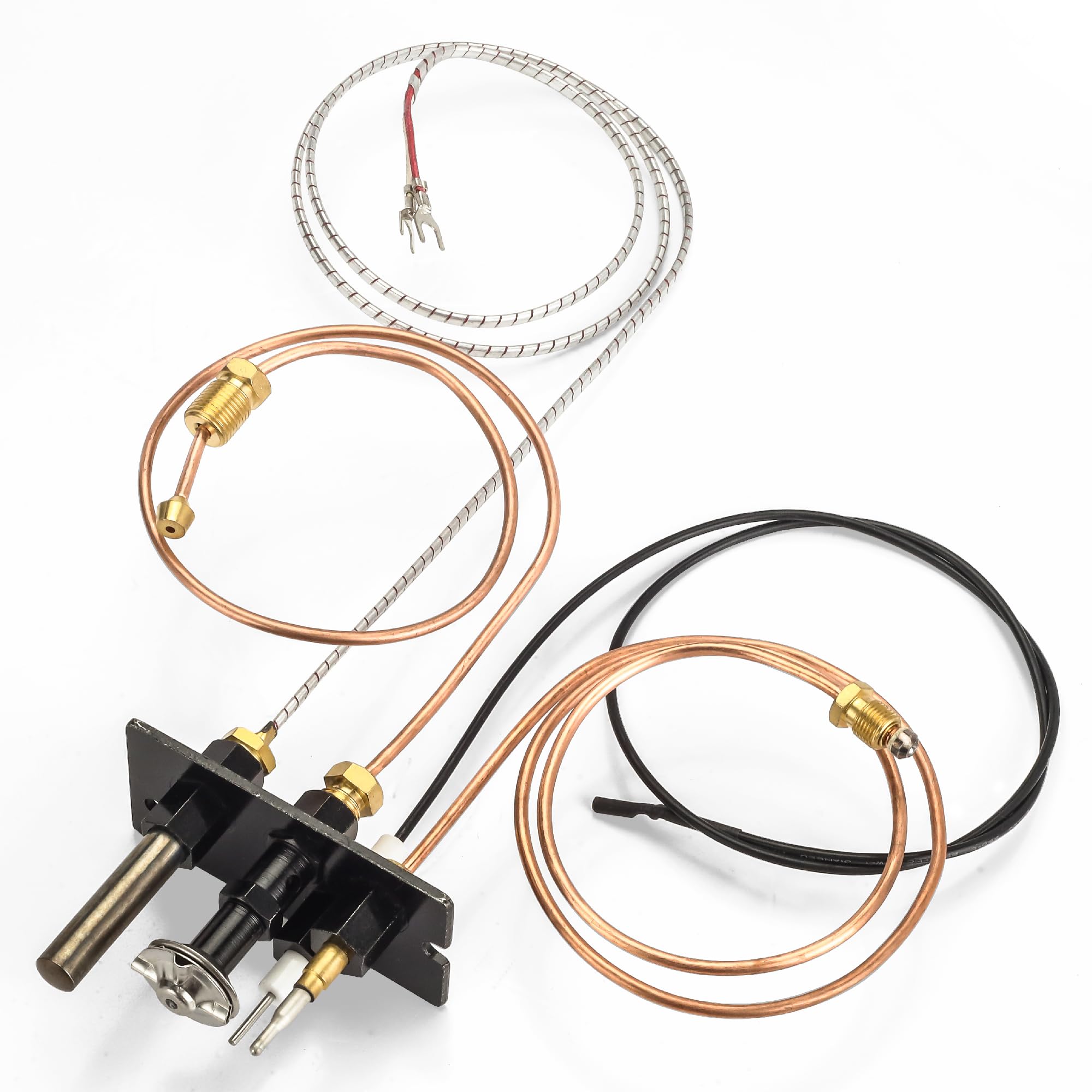 BlueStars 10002264 3-Way Natural Gas Pilot Assembly Fits HHT Fireplaces