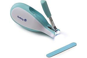 Safety 1st Sleepy Baby Nail Clipper - Gentle, Precise Trimming for Little Hands