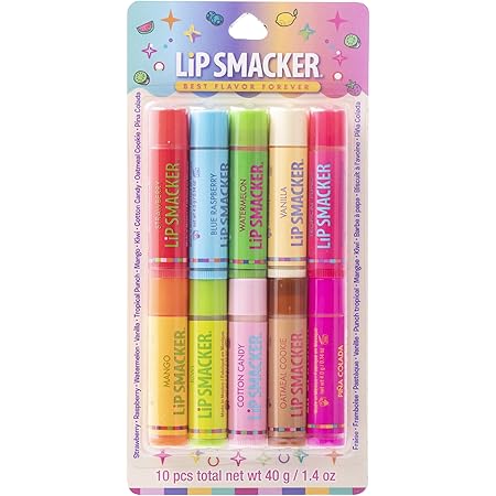 Amazon.com: Lip Smacker Original & Best Holiday Lip Balm Party Pack ...