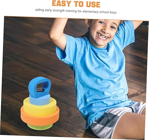 Miniatura 3 de BESPORTBLE 1 par de mancuernas de agua de Eva ajustables, peso flotante ligero para juego en la piscina, para entrenamiento de fuerza temprano y