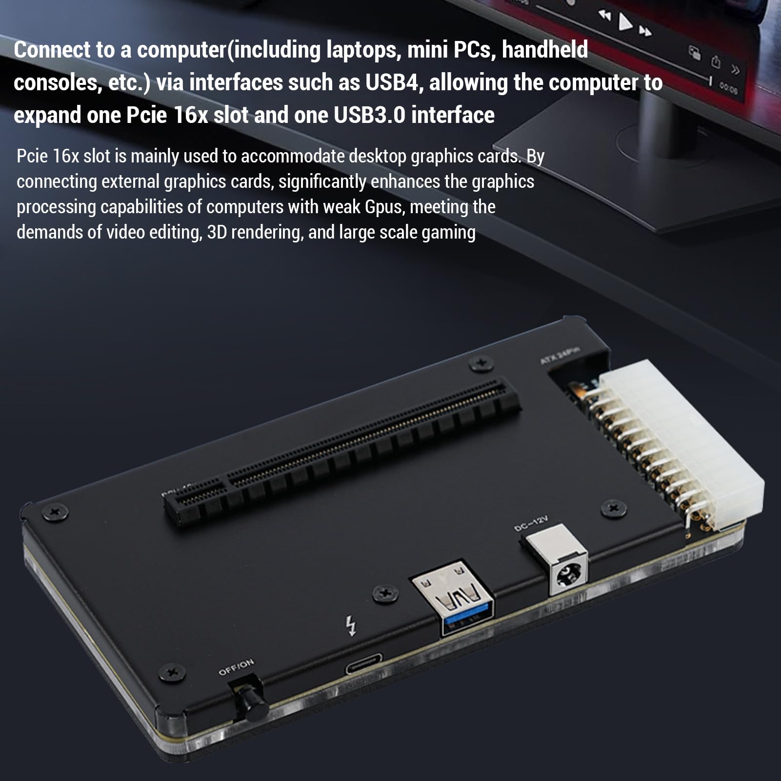 Amazon.com: Zyyini External GPU, Aluminum Alloy Graphics Card Dock