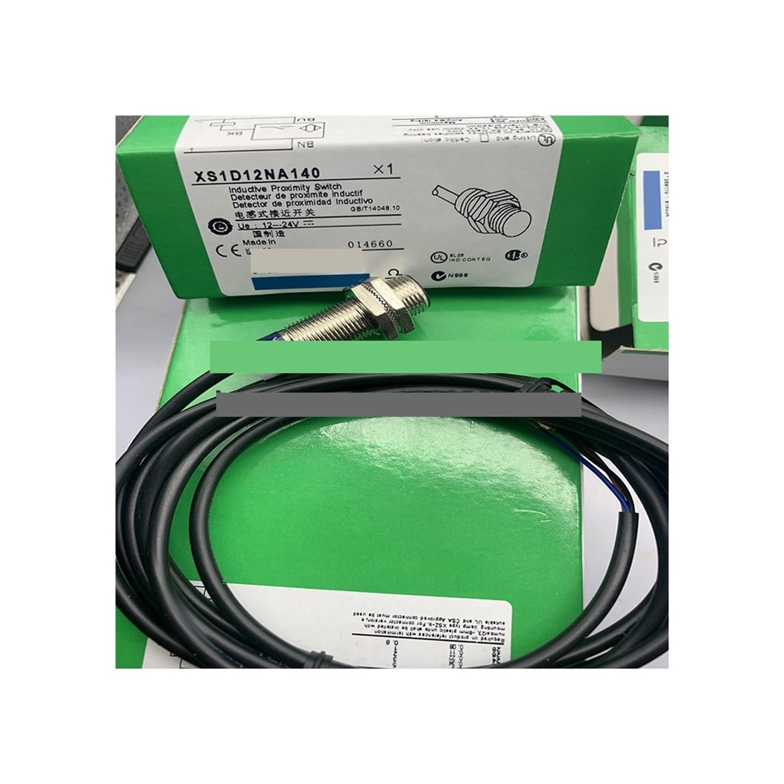 Capteur XS1D12PA140 haute précision PNP M12 pour détection rapide