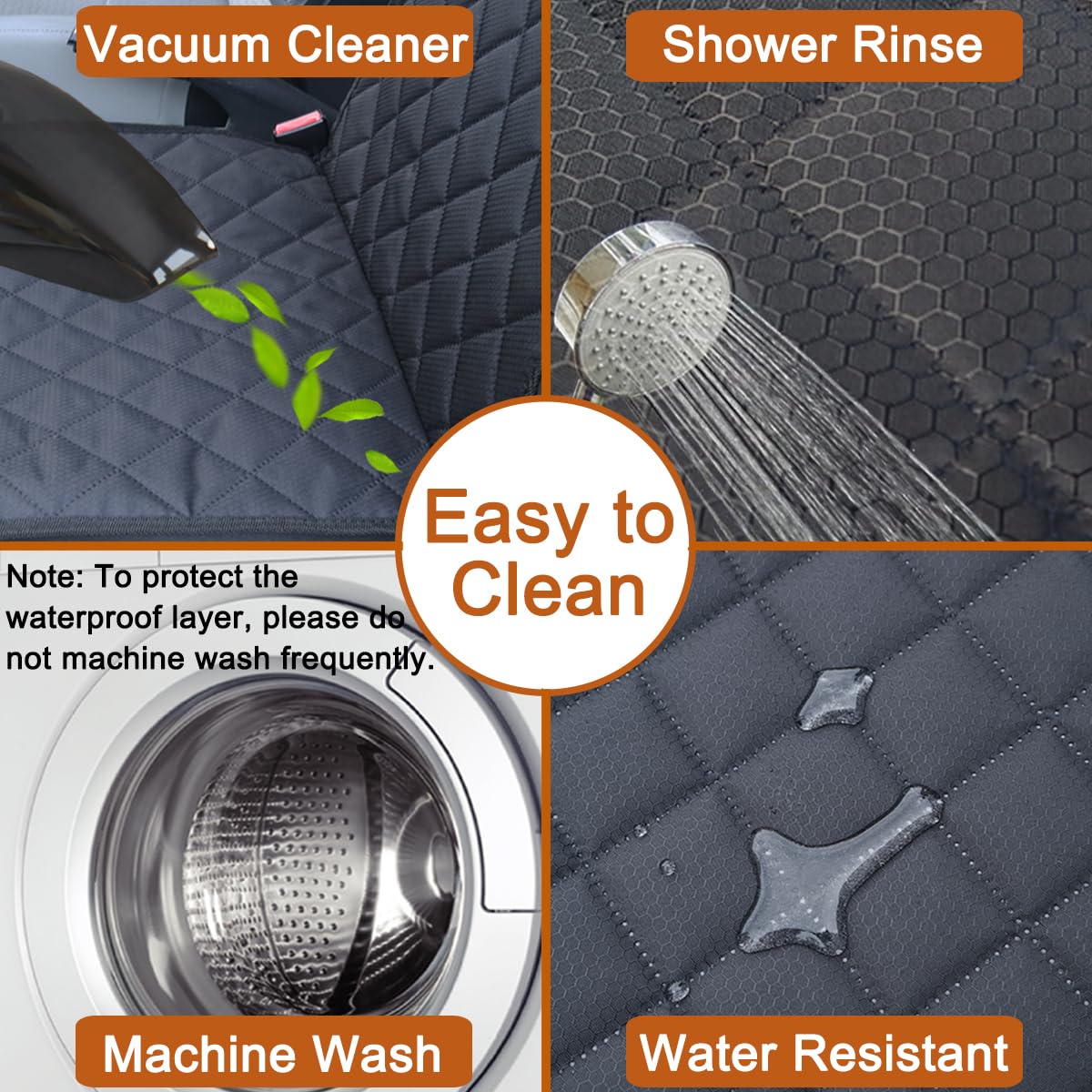 Pet Items - Funda de asiento para coche y perro, funda de asiento delantero para perro