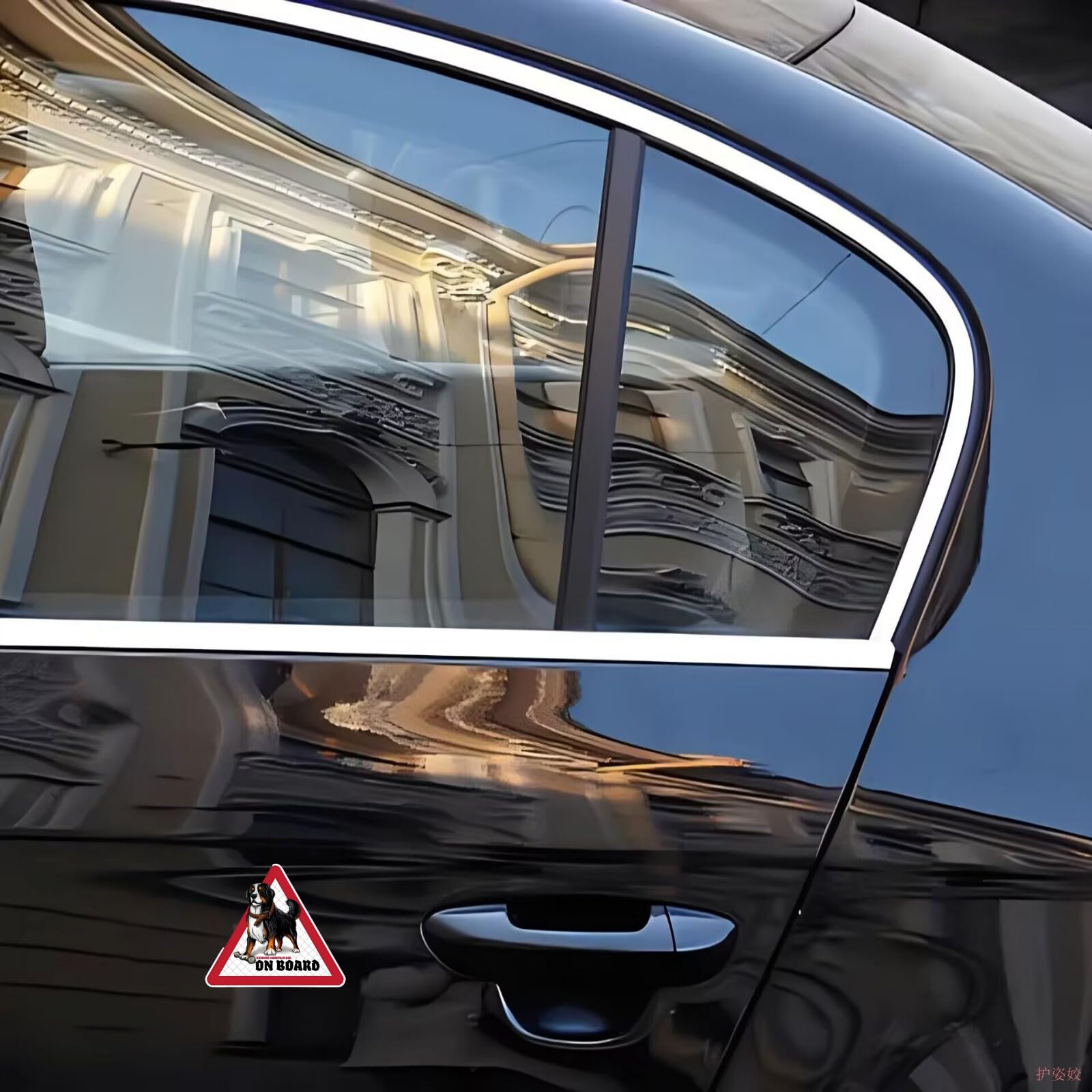 Autocollant Mignon De Chiot De Bouvier Bernois Isolé Sur Fond Transparent | PSD Premium