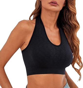 Women's Sports Bra Yoga Breathable Bra Underwear for Women Up Beautiful Back Halter Sports Vest Fitness Clothing