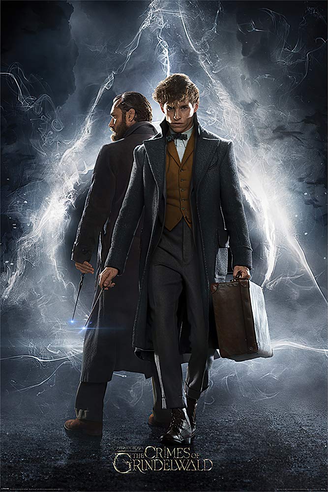 POSTER STOP ONLINE Fantastic Beasts The Crimes of Grindelwald - Movie Poster (Teaser - Newt Scamander & Albus Dumbledore) (Size 24" x 36")