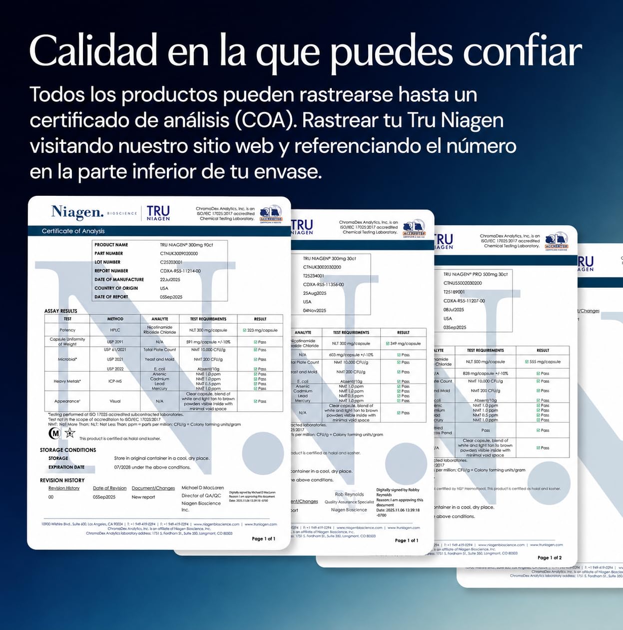 TRU NIAGEN Suplemento NAD+ 300 mg x 30 Cápsulas, 1 al día, 1 mes, 1 frasco | Clínicamente estudiado; Niagen NR contribuye a reducir el cansancio y la fatiga y a generar NAD+