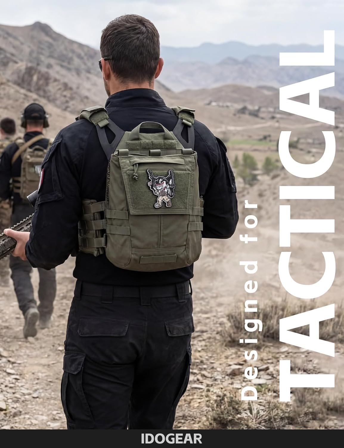 IDOGEAR Tactical Zip-on Panel Pouch Military Backpack Vest Accessory Bag for CPC AVS JPC2.0