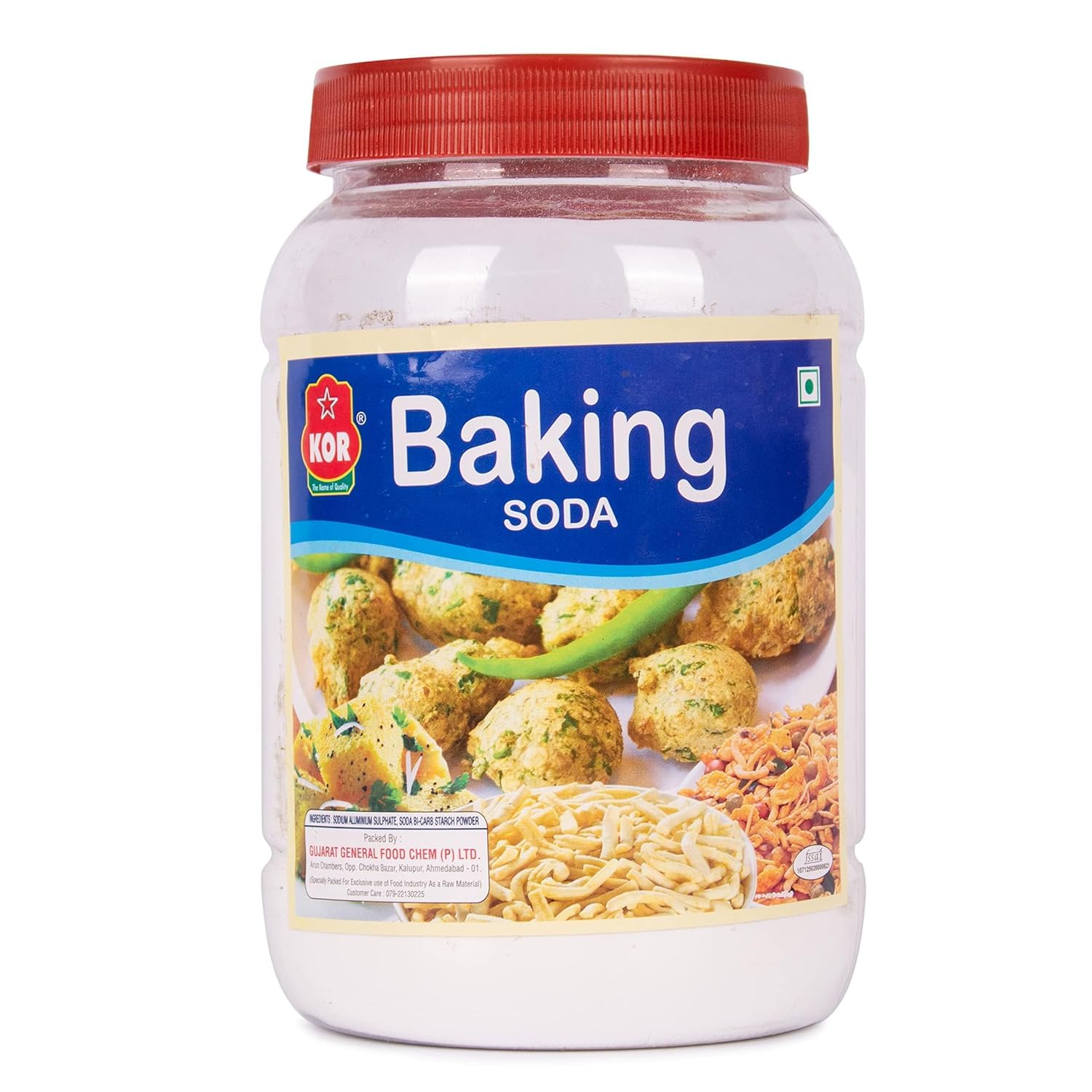 KOR Baking Soda for Cooking | Food Grade Sodium Bicarbonate Powder | Multi-Purpose Baking Soda for Cooking | Baking & Cleaning (800g) Pack of 1
