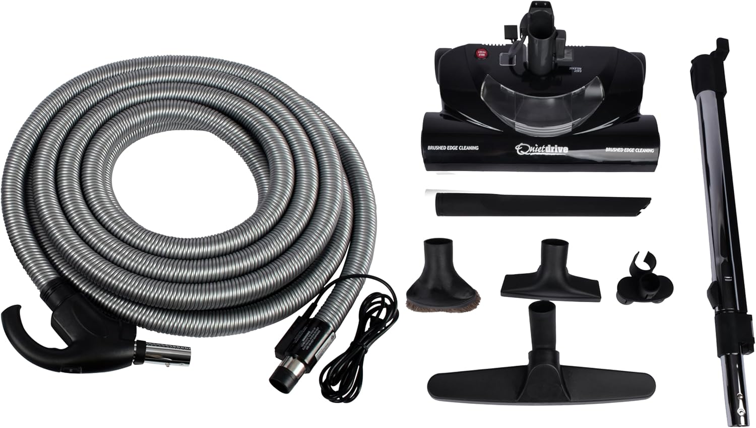 CT20QD Central Vacuum Power Nozzle Kit with 35 Ft. Pigtail Hose