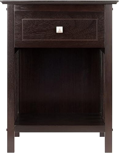 Miniatura 5 de Winsome Marcel - Mesa decorativa, café, 18.9 x 14.96 x 25 pulgadas