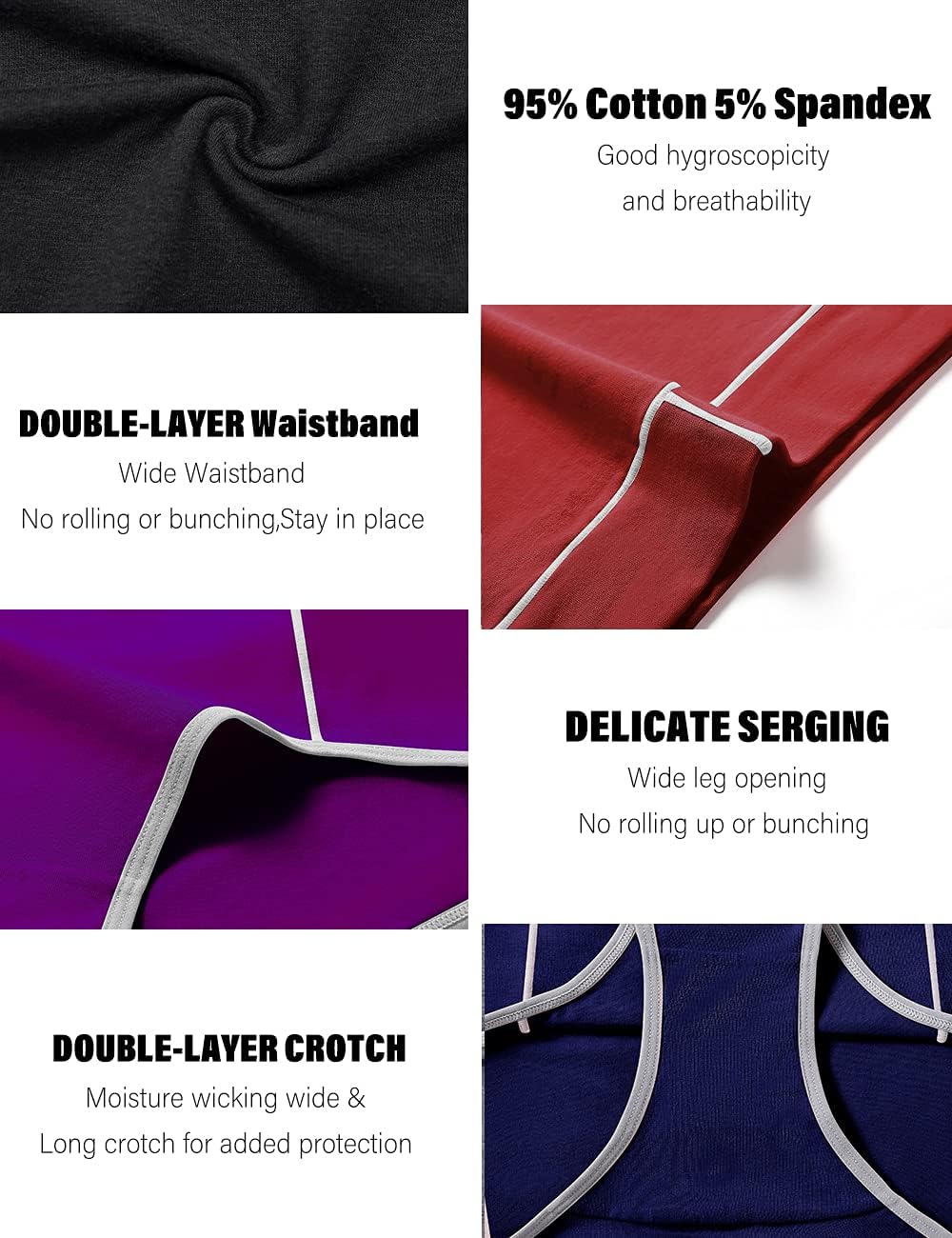 POKARLA Womens Cotton Underwear High Waist Full Coverage Briefs Soft Breathable Postpartum Panties Stretch Underpants - Image 4