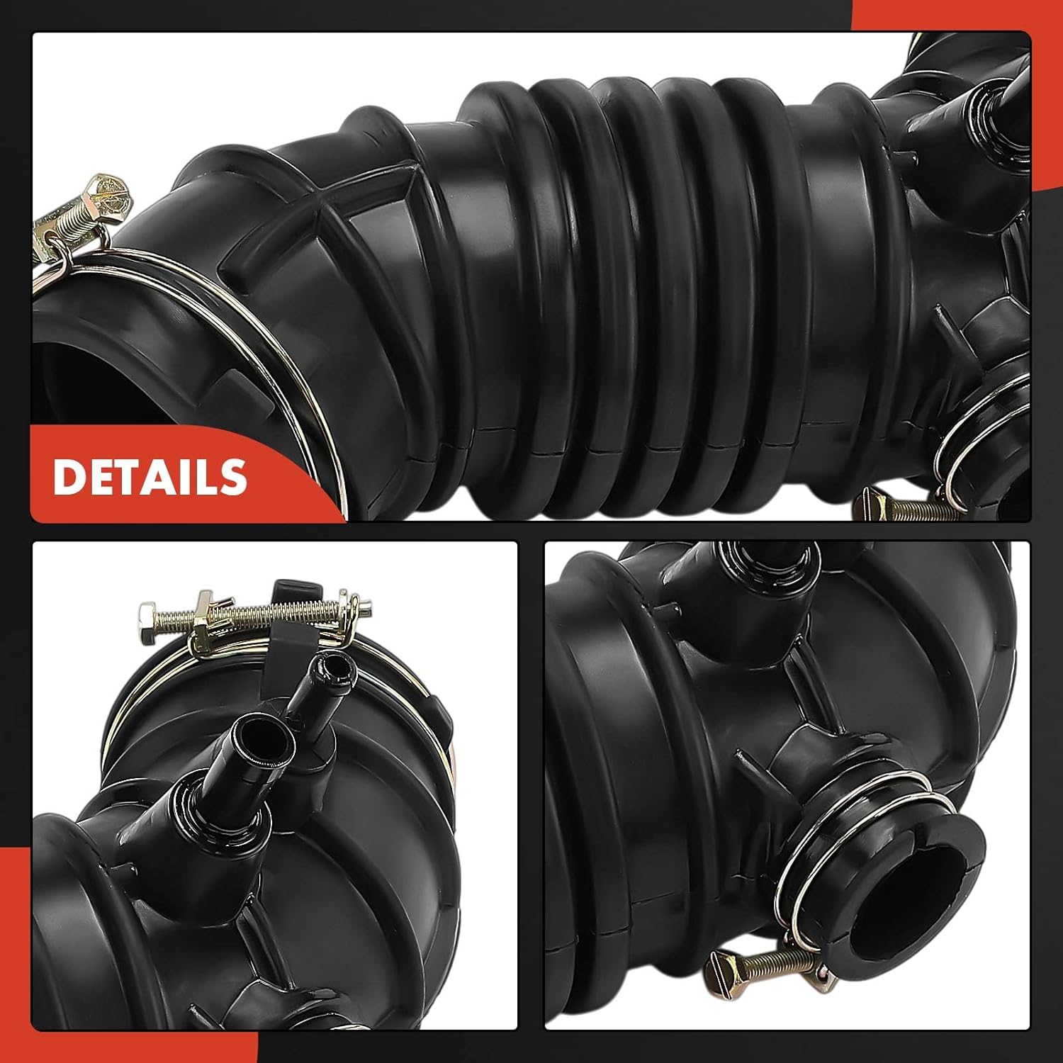 A-Premium Engine Air Clean Intake Tube Hose W/Clamps Compatible with Kia Sportage 2011-2013 & Hyundai Tucson 2010-2013