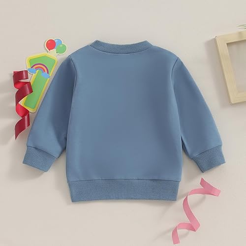 Miniatura 6 de Primer Traje de Cumpleaños para Niño Bebé Niño Sudadera con Cuello Redondo de Manga Larga de Un Año Primer Traje de Cumpleaños Linda Ropa de Otoño