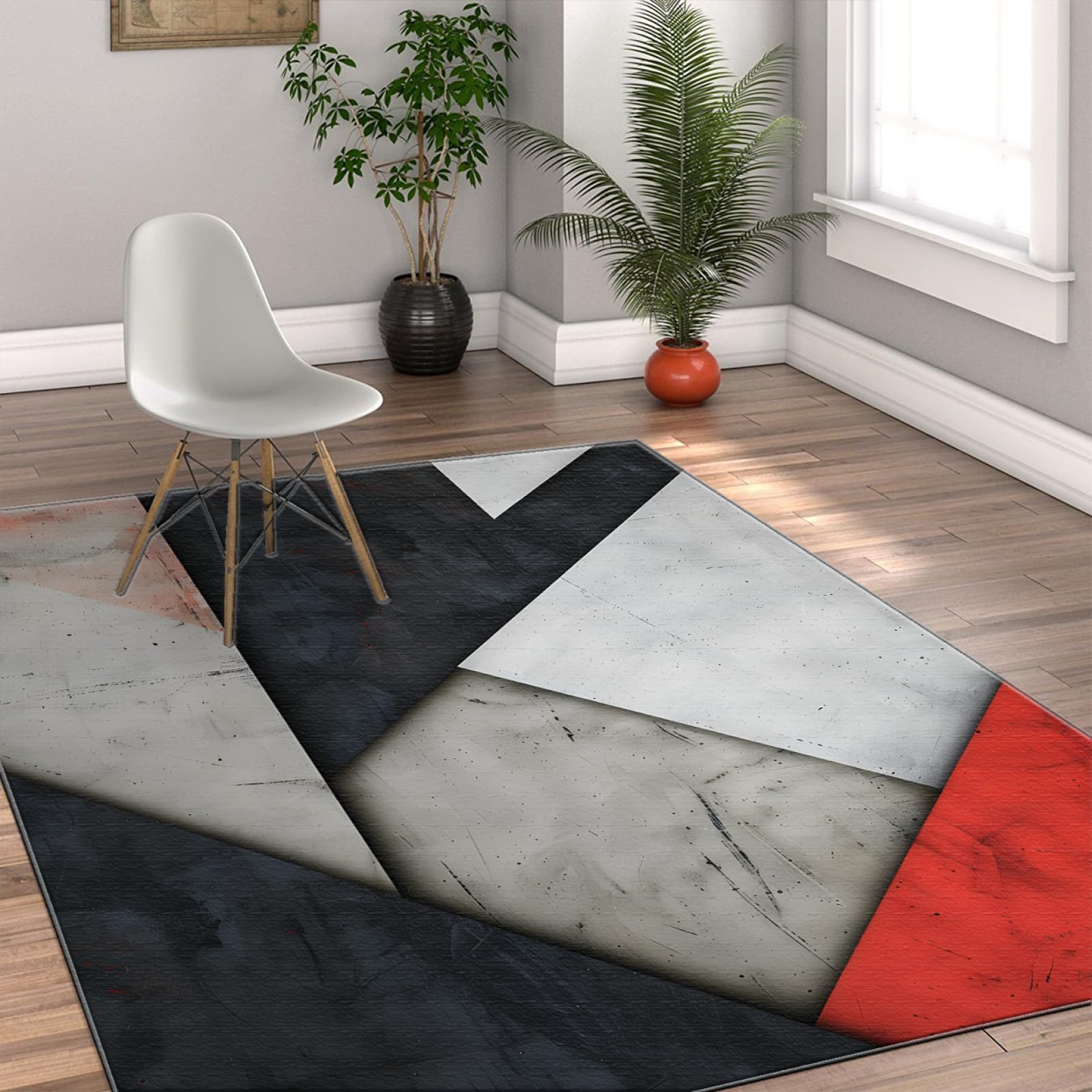 Amazon.com: Large Area Rugs Washable Kitchen Rug 7'x8' Low Pile