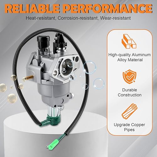 Miniatura 3 de HUAYI P27-2 Carburador compatible con Honda GX390 13HP 188F Generac GP5000 GP5500 GP6500 Powermax Smarter Tools 5000W 5500W 6500W 7500W 8000W 9500W