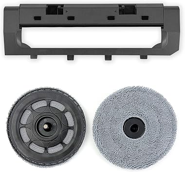 Roborock Saros 20、交換用メインブラシカバーとモップホルダーセット、ロボット掃除機アクセサリー、取り付け簡単、耐久性のある部品と互換性があります。