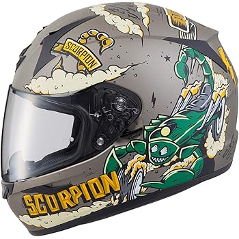 scorpion street bike helmets