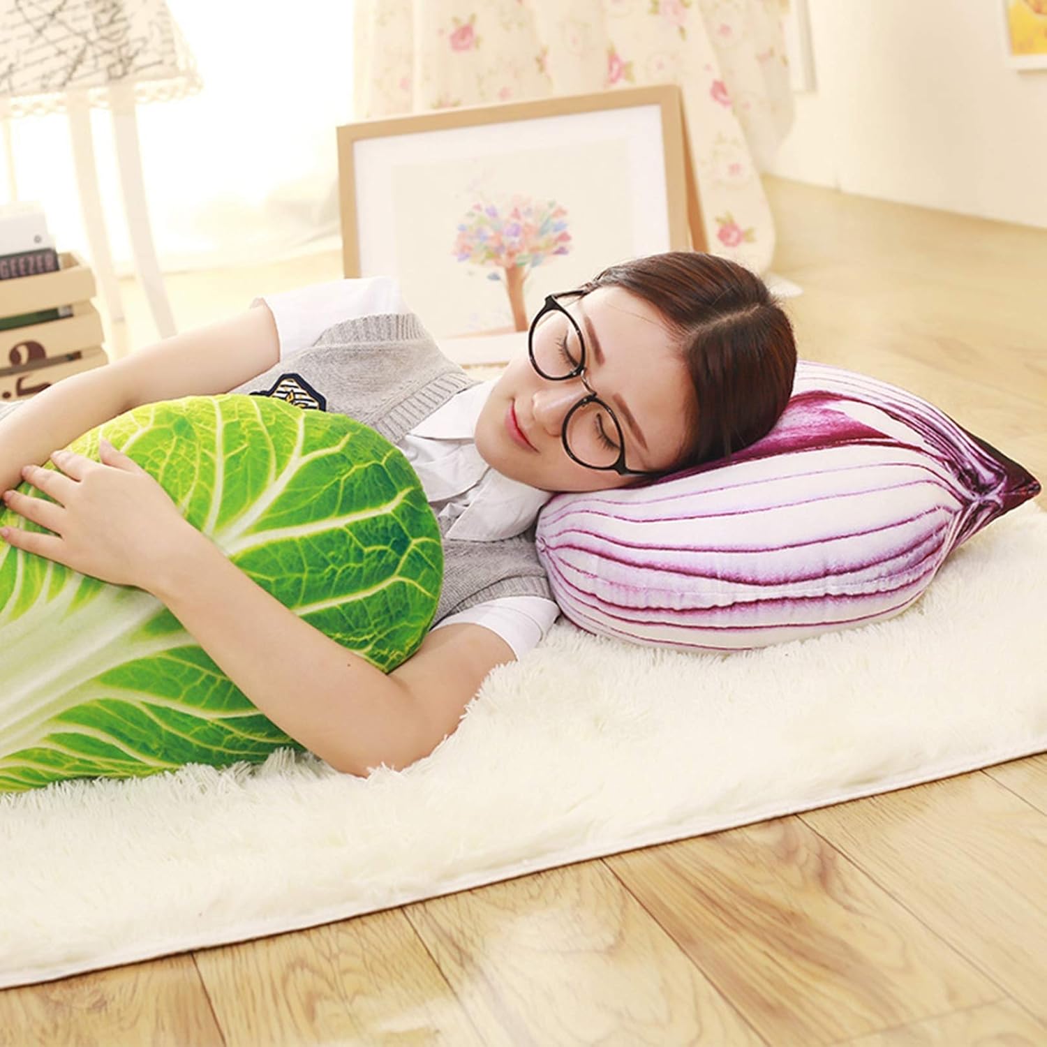 Amazon 野菜シリーズ 抱き枕 3dリアル 大根ぬいぐるみ トマト 白菜 クッション キャベツ ポテト ブロッコリー かわいい 女の子 面白い 昼寝枕 洗える ジップ開閉 飲食店 幼稚園 車用 雑貨 もちっとした触感 ぬいぐるみ おもちゃ