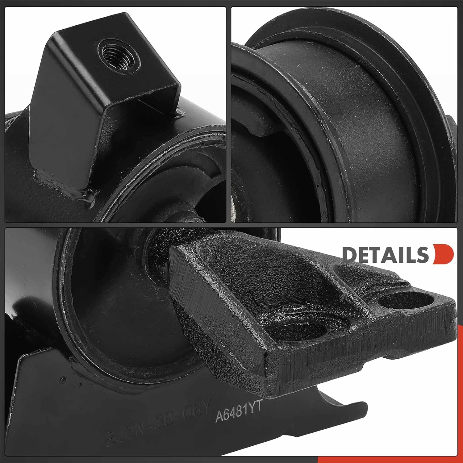 A-Premium Engine Motor Mount and Transmission Mount Kit Compatible with Mazda Protege 1999-2003, Protege5 2002-2003, 1.8L 2.0L, Automatic Transmission, 3-PC Set, Replace# BJ0N3906YE