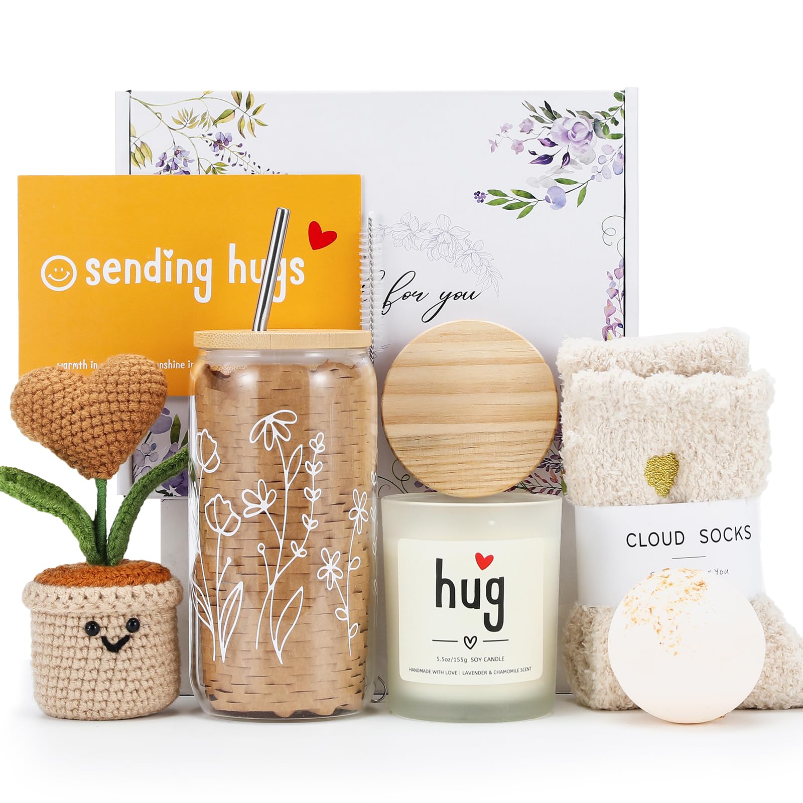isolune Get Well Gifts Basket for Women - Hugs & Healing Luxury