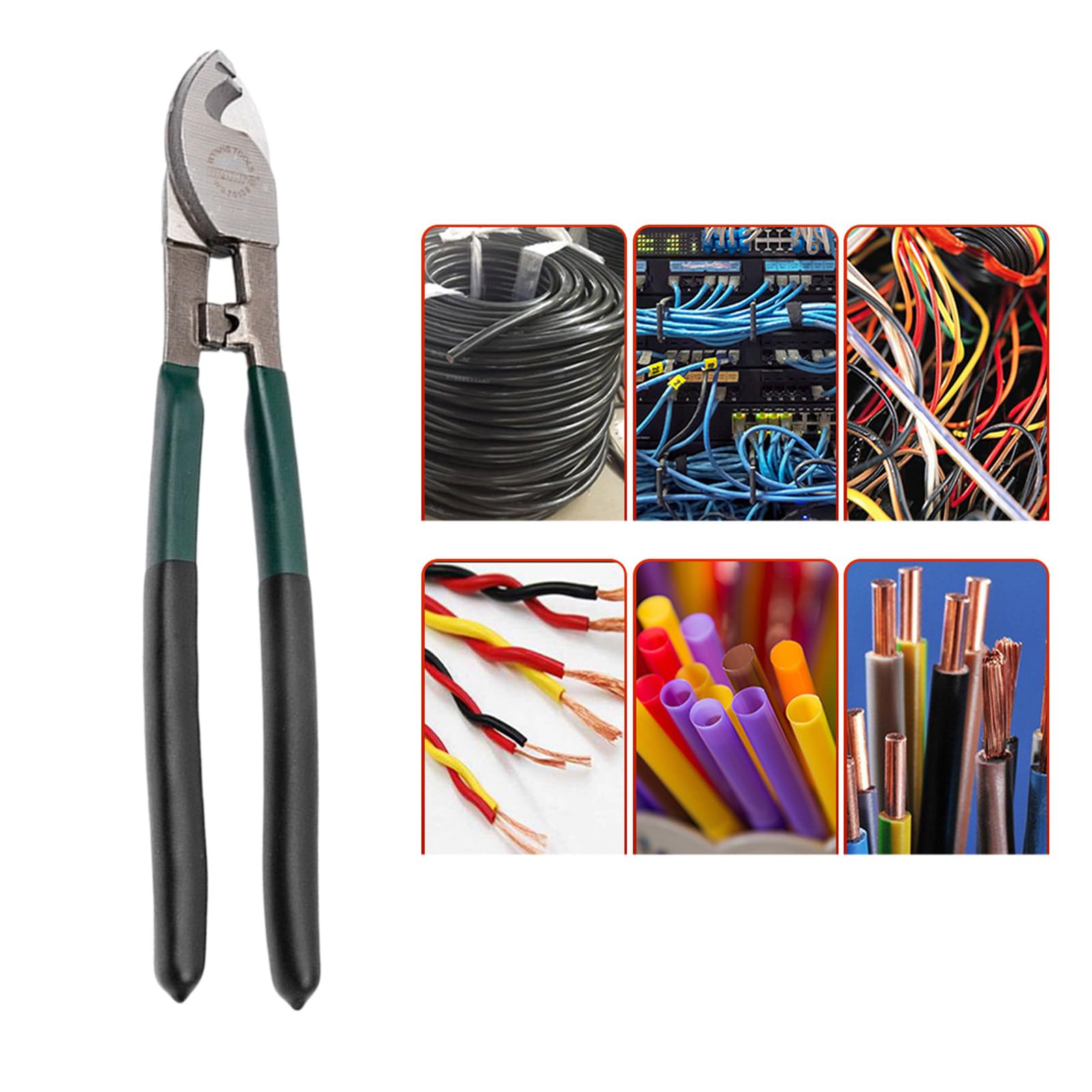 Cable Cutter 6/8/10/12 Inch Multifunctional Electrician Pliers Stripping Cutting Hand Tools Wire Tool Manual Wire Cutter
