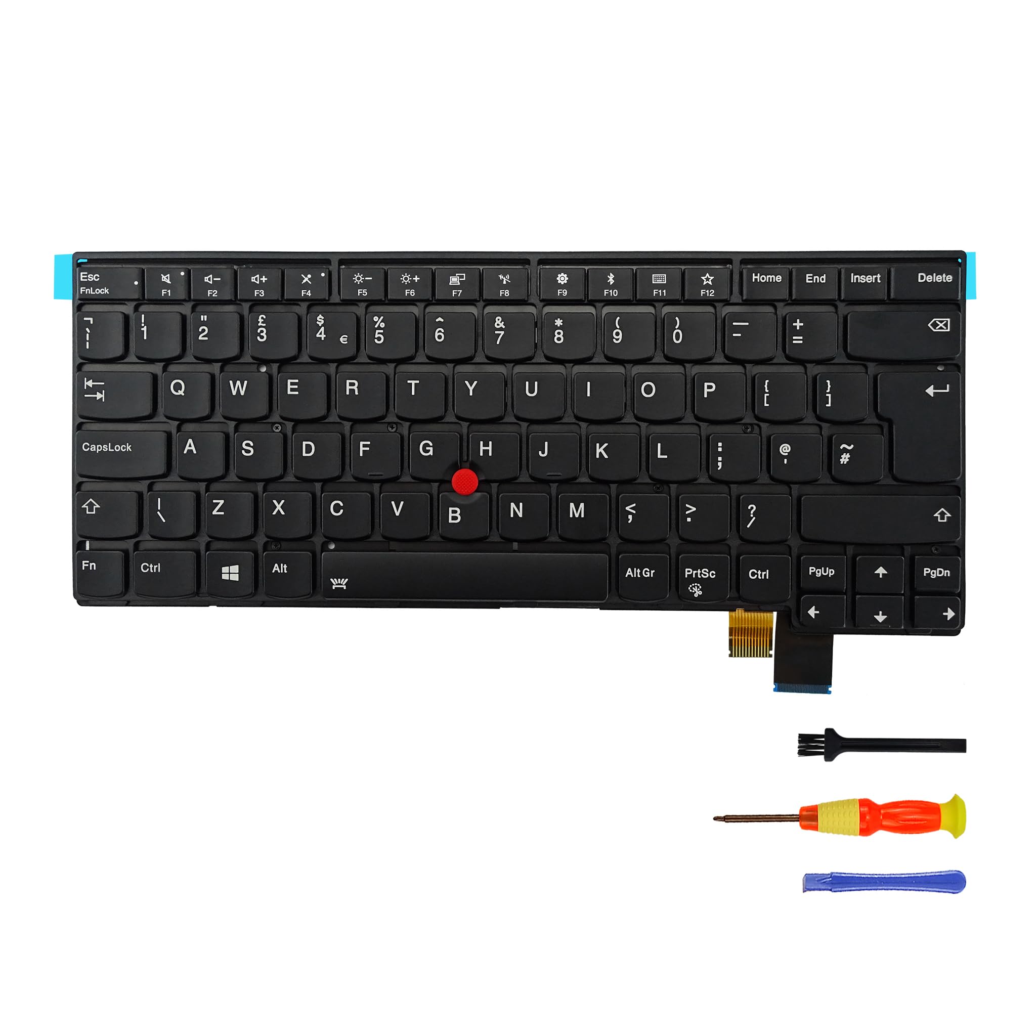 Wymienna klawiatura z podświetleniem do Lenovo Thinkpad T470s (UK English, podświetlana)