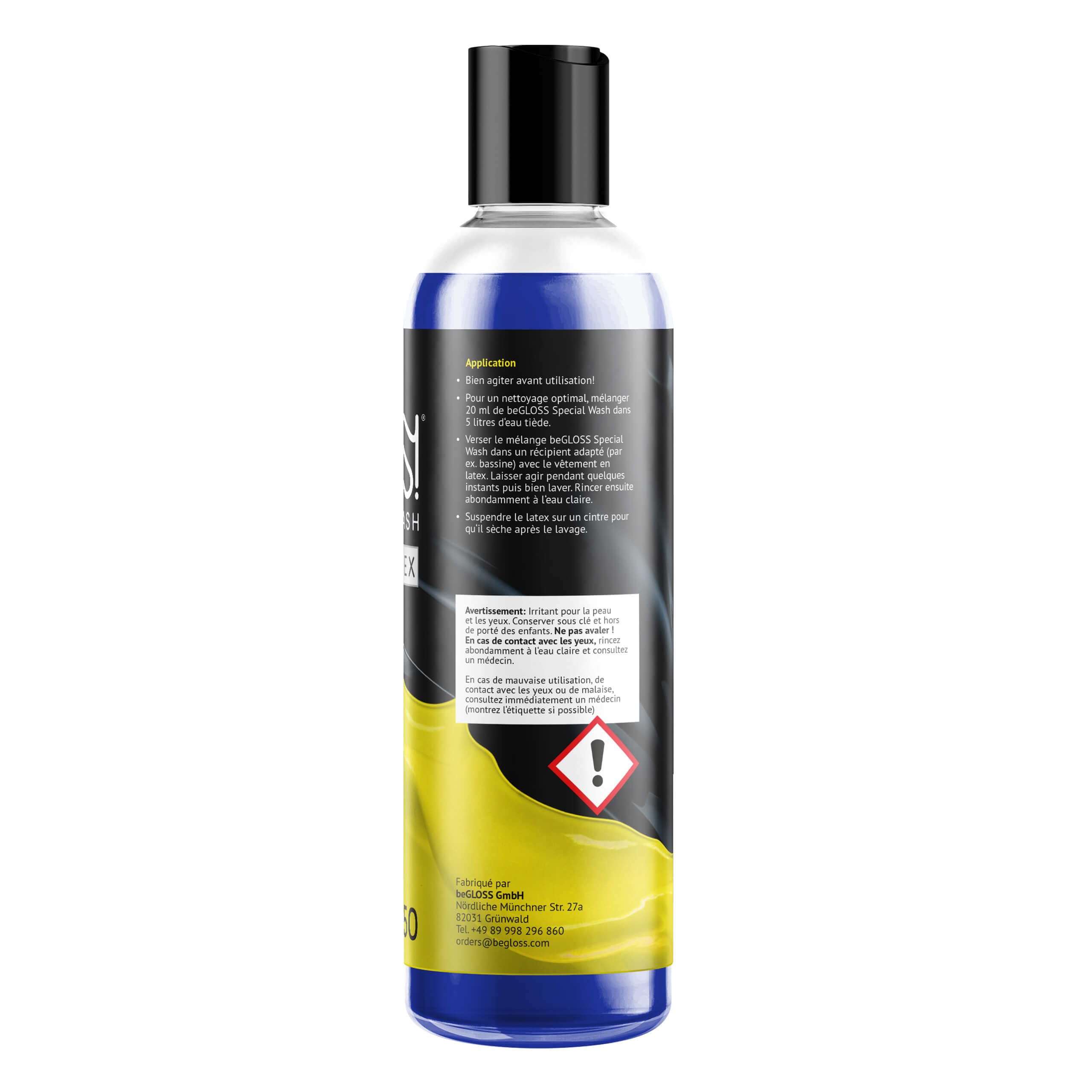 Latex Care KIT 250 - Perfect SHINE PREMIUM SPRAY - Special WASH LATEX - WIPE S