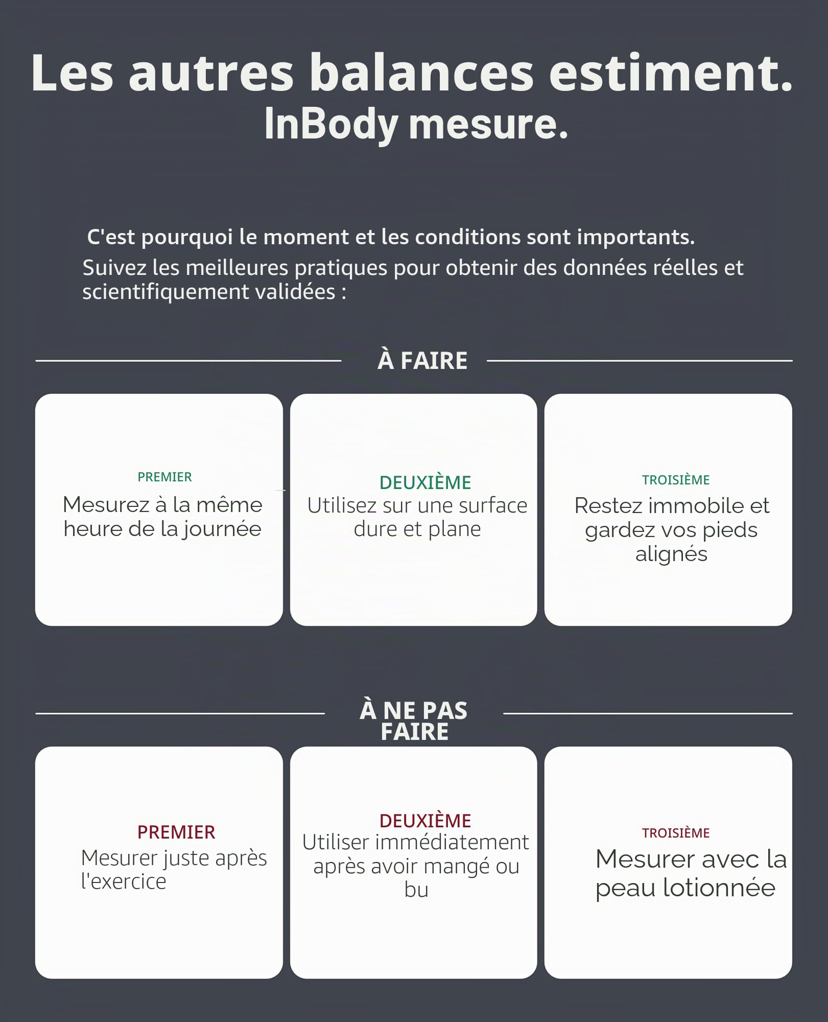 InBody Dial H30 Balance de composition corporelle | Balance intelligente avec IMC, graisse corporelle, masse musculaire | Balance avec application | Appareil de mesure de la graisse corporelle