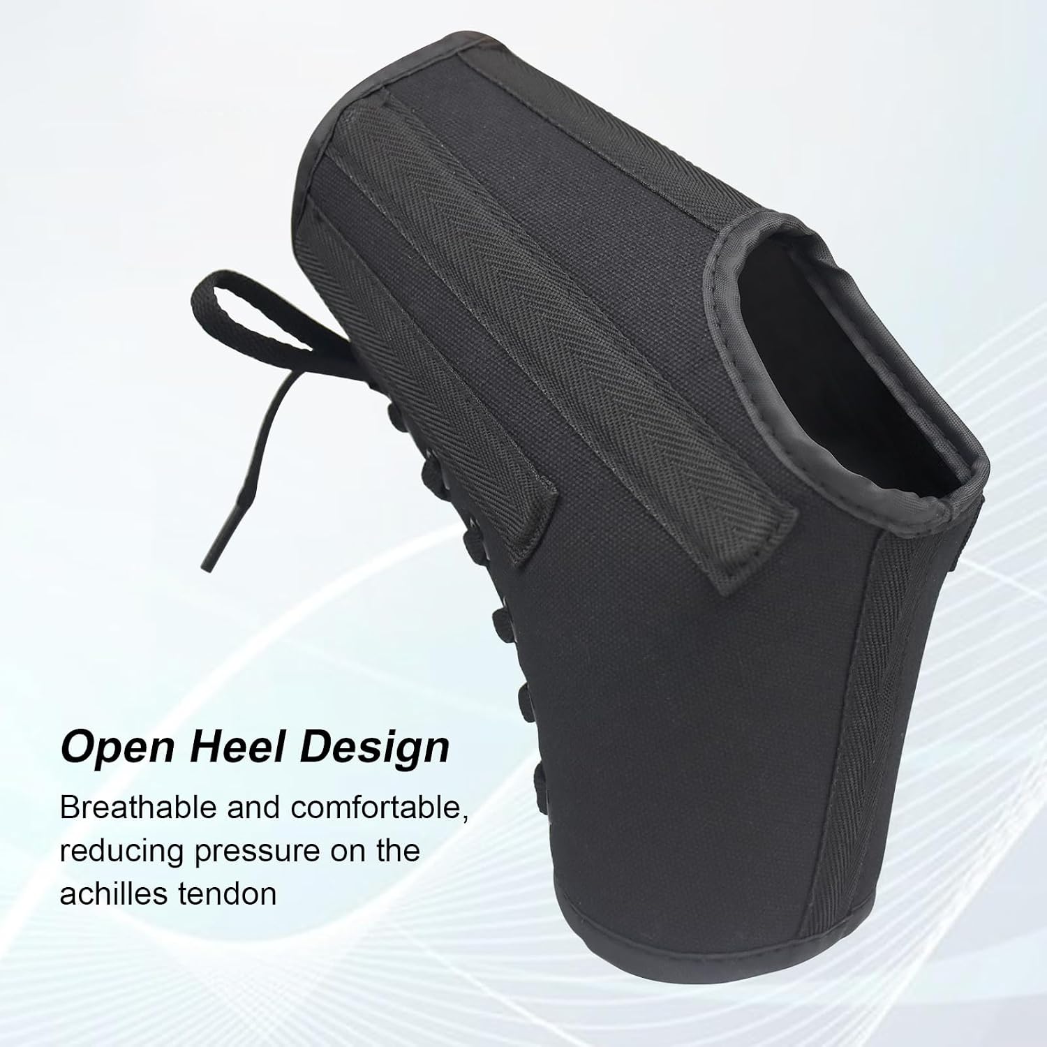 AIDY-PRO Lace Up Ankle Brace with Metal Side Stabilizers, Adjustable Lace-Up Ankle Braces for Men and Women Sprained Foot Support Brace for Posterior Tibial Tendonitis Achilles Tendon Injury L
