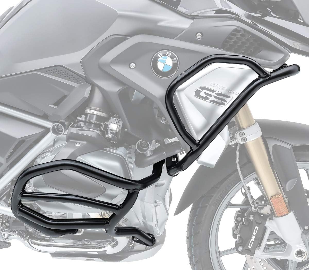 Motoguard XL4 Engine Guard Set installed on a BMW R 1250 GS, side view.