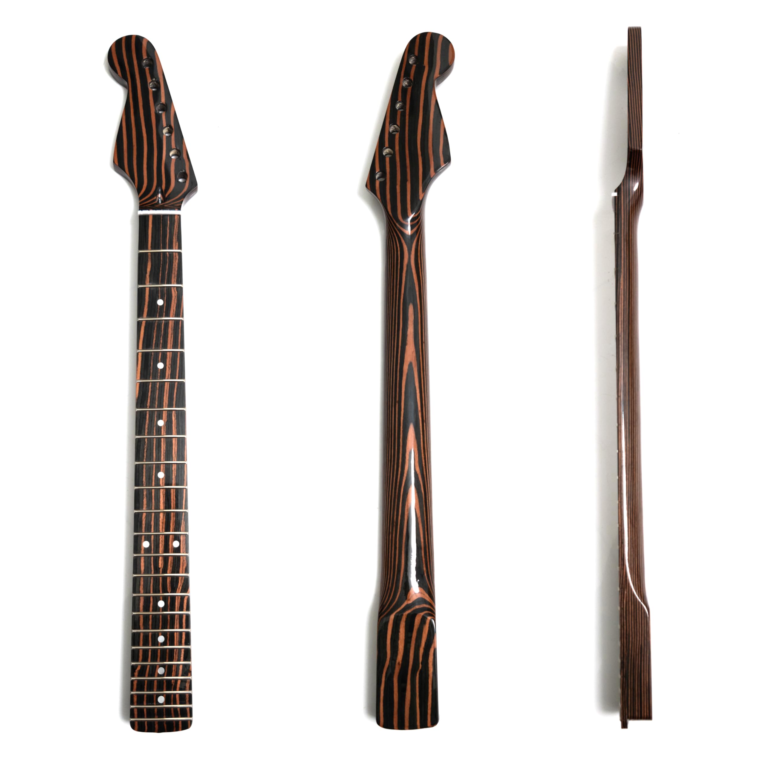 ギター Fender J ST68&RIC by Fender neck nitro Premium zebrawood Electric Guitar Neck for Fender Stratocaster, 22