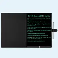 Tablet de escrita de 11,5 polegadas com capa