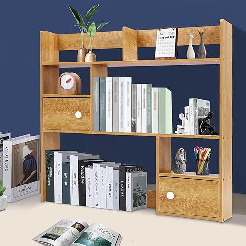 Miniatura 7 de Organizador de escritorio de tablero de densidad para almacenamiento de suministros de oficina y accesorios de escritorio. Combo de decoración de