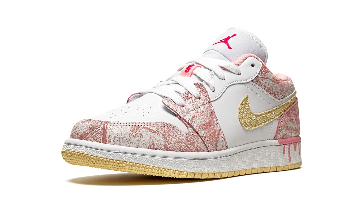 Amazon.com | Nike Youth Air Jordan 1 Low Se GS Paint Drip