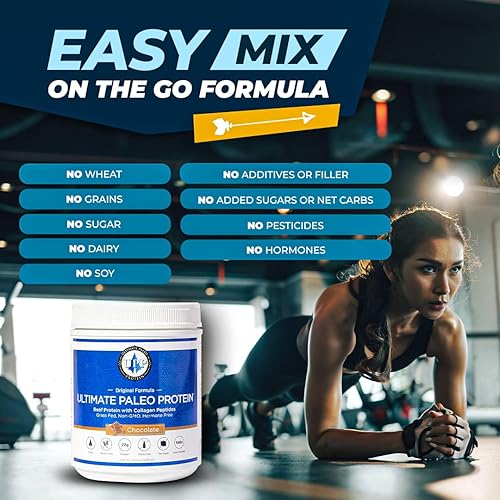 Miniatura 3 de Ultimate Paleo Protein Polvo  Proteína de carne de res alimentada con pasto prémium con péptidos de colágeno  Apto para paleo, sin gluten, apto para