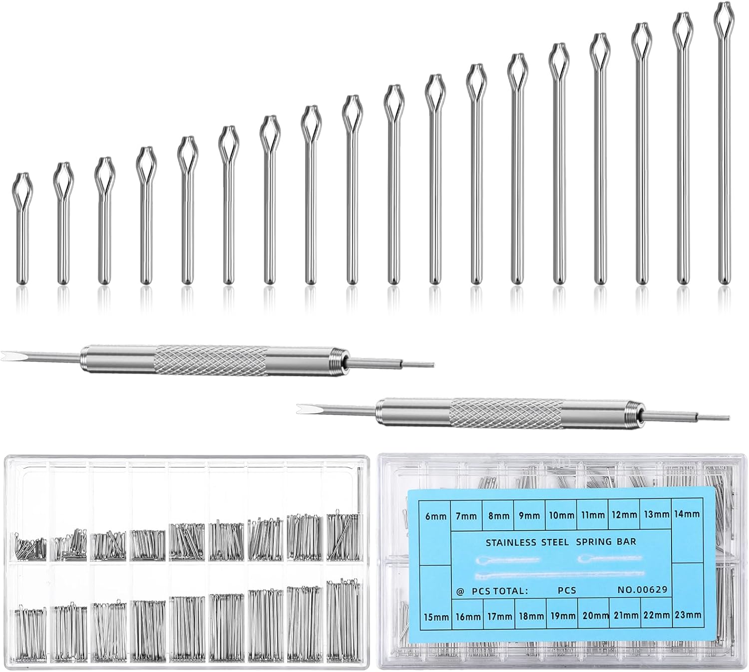 Amazon.com: Mabor 360PCS Watch Band Pins, Stainless Steel Watch Link ...