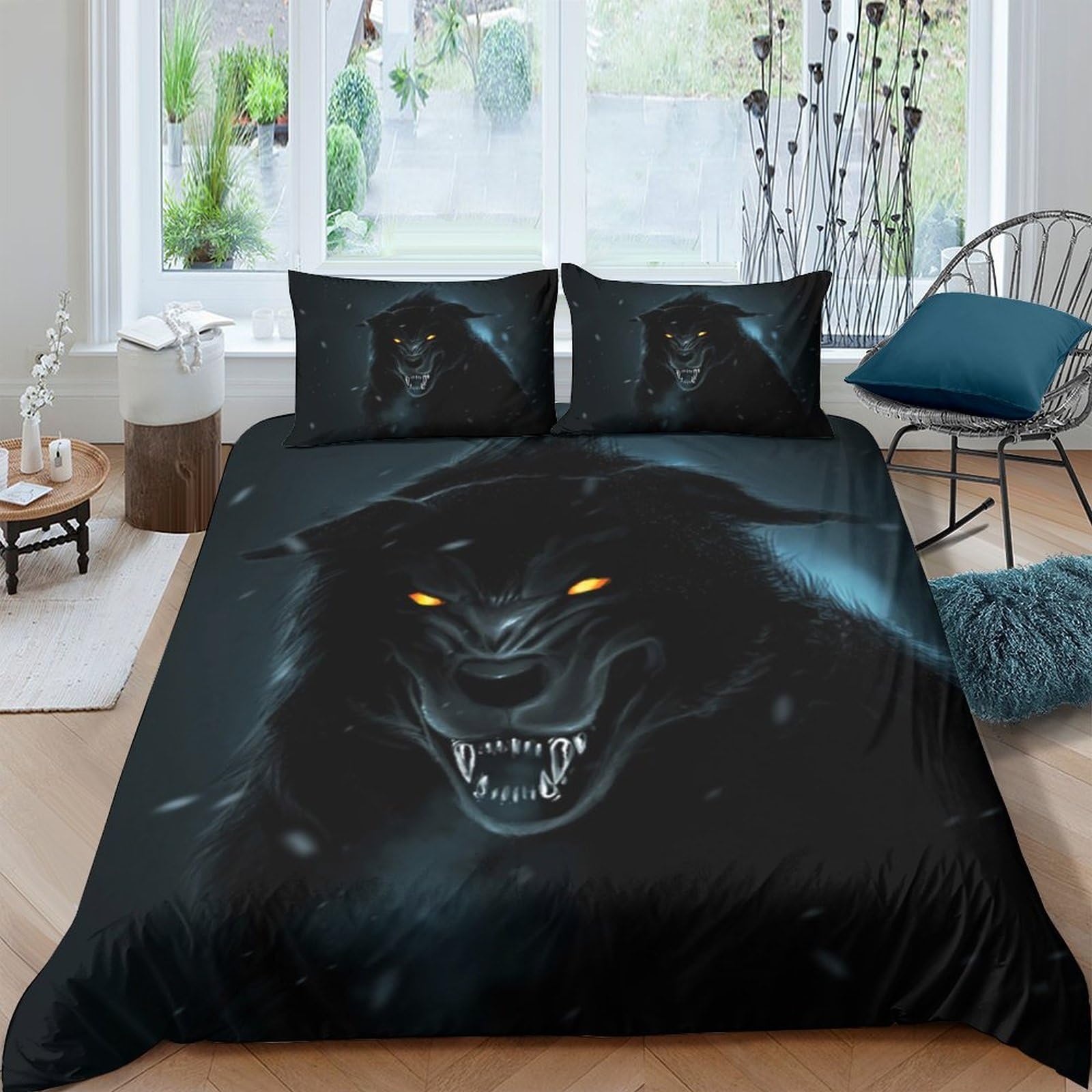 Ctjqhvkz Style-8 3D Printed Black Panther Fitted Sheet Microfiber Soft Breathable Wild Animal Mattress Cover For Bedroom Dorm Decor Single（135X200cm）