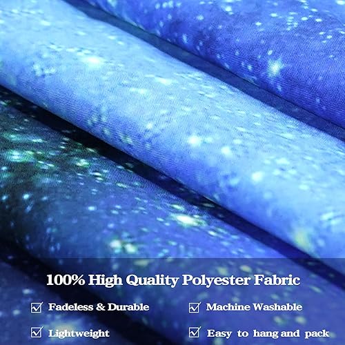 Miniatura 8 de Faxdong - Tapiz del universo de la galaxia, espacio, noche estrellada con luz negra, nebulosa misteriosa, estrellas, tapices para el techo, fondo de