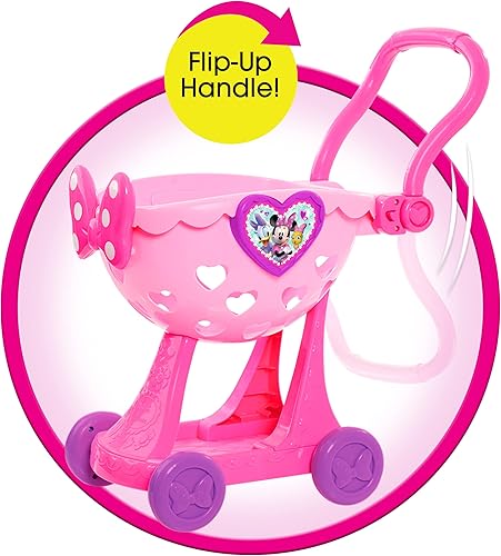 Miniatura 3 de Minnie Just Play - Carrito de compras a granel de Mouse Minnie Happy Helpers Bowtique, a partir de 3 años