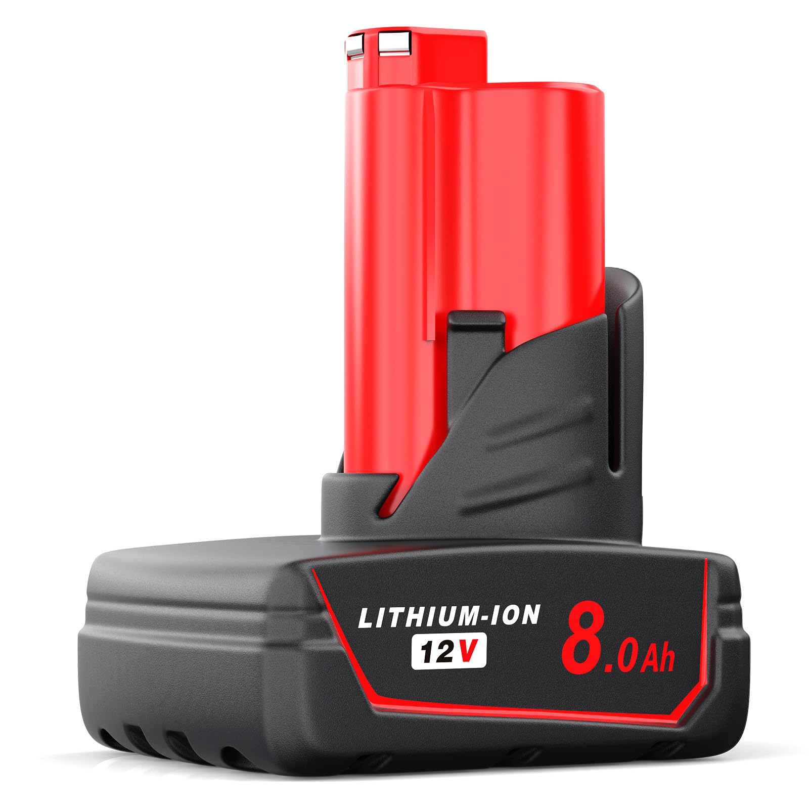 YPLFanHand Battery Replacement for Milwaukee M12: 12v Lithium-ion 8.0Ah Batteries Compatible with 48-11-2440 48-11-2402 48-11-2411 48-11-2420 (1-Pack)