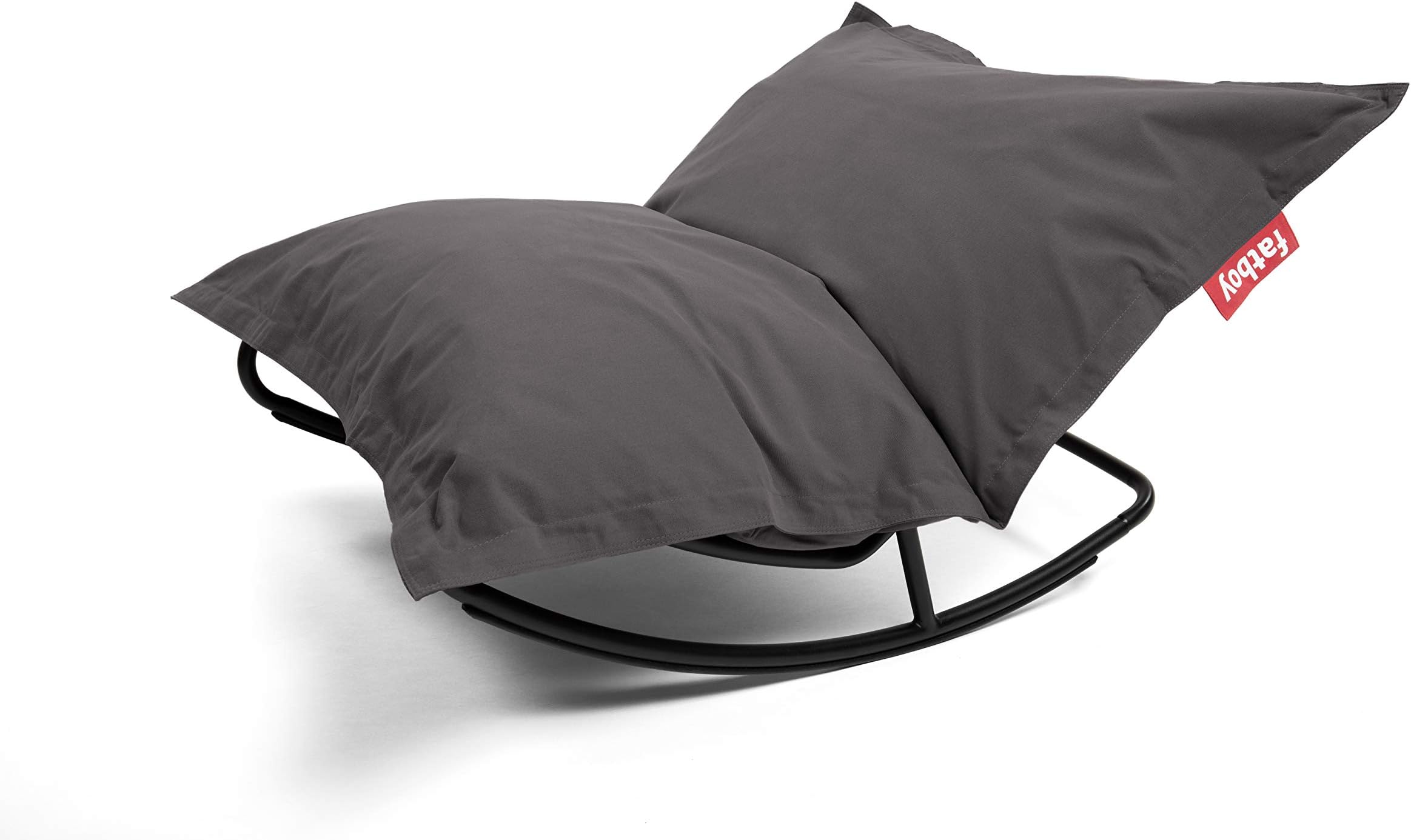 Fatboy Original Stonewashed n Roll Bean Bag Rocking Chair, Grey