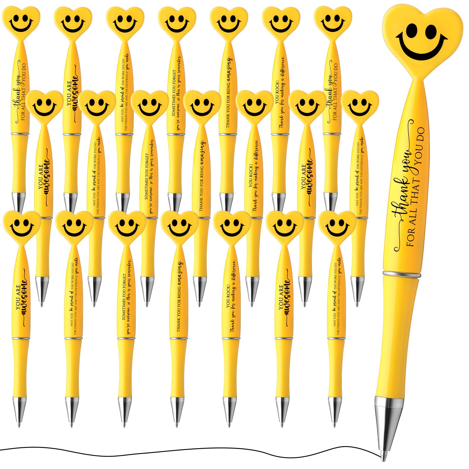 Snapklik.com : Qilery 50 Pcs Employee Appreciation Gifts Pens Bulk ...