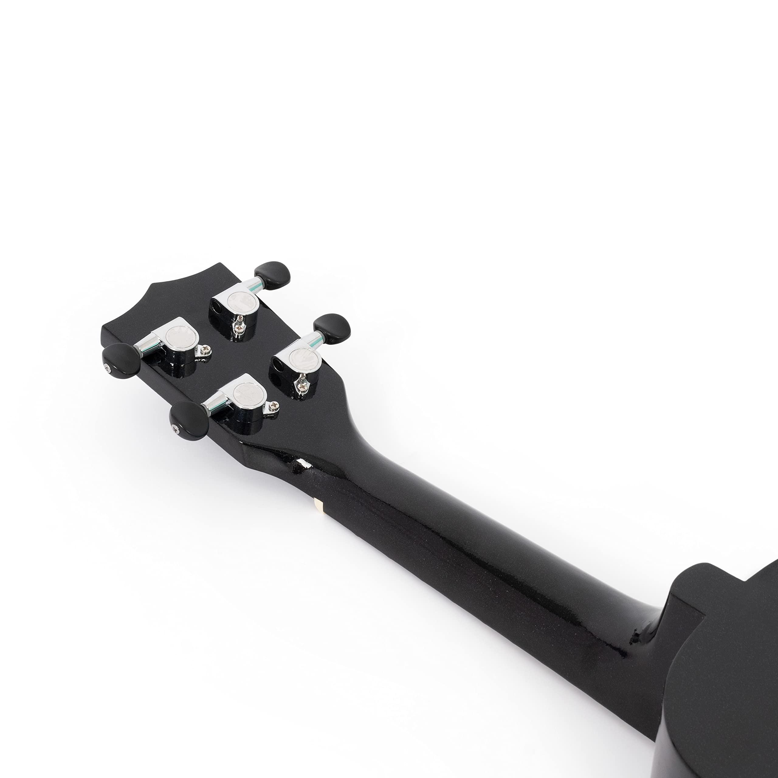 Ukelele soprano en negro con bolsa negra