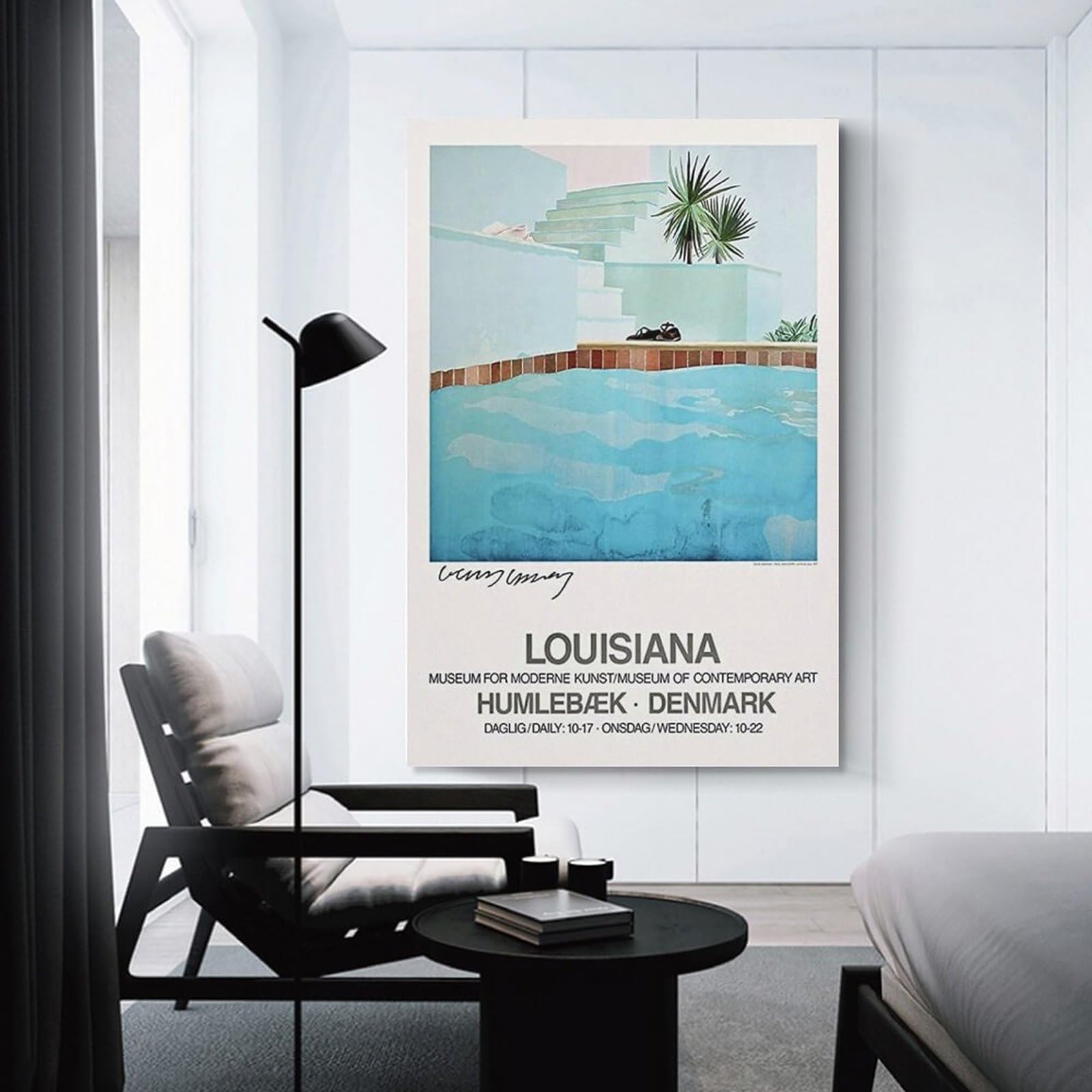 david hockney デイヴィッドホックニー　版画展　告知用ポスター デイヴィッド・ホックニー展」 （東京都現代美術館） ｜Tokyo Art Beat