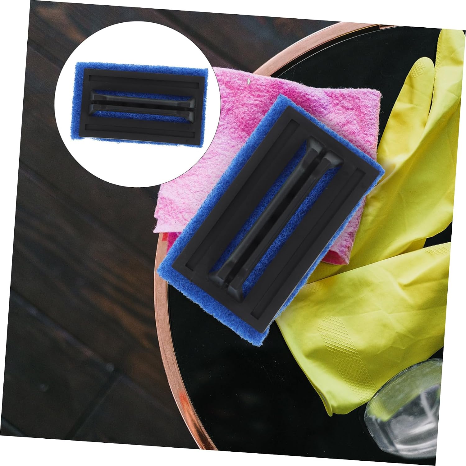 KONTONTY 3pcs Ink Remover Cleaning Brush Screen Printing Cleaning Tool Wear Resistant Brush for Screen Ink Remover Printing Scrub Accessory